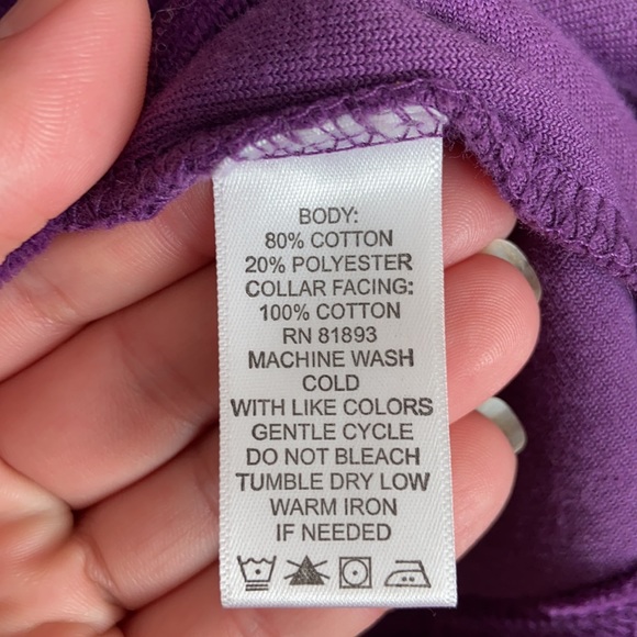 d&co. Essentials Medium Purple Cowl Neck Sweater - Picture 14 of 14